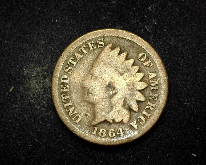 1864 C.N. Indian Head Penny/Cent AG/G - US Coin