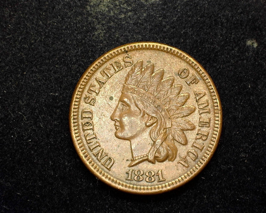 1881 Indian Head Penny/Cent XF - US Coin