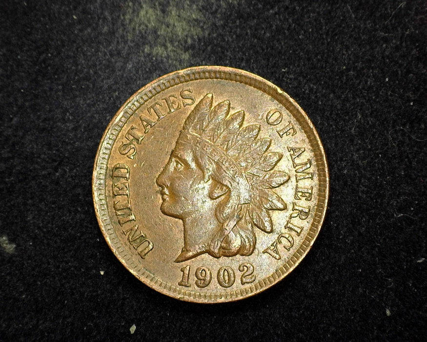 1902 Indian Head Penny/Cent XF - US Coin