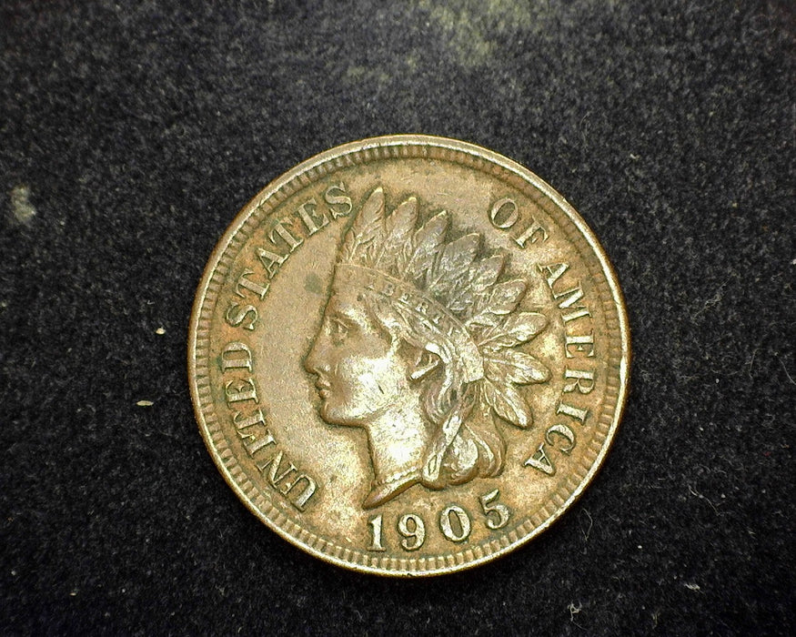 1905 Indian Head Penny/Cent XF - US Coin