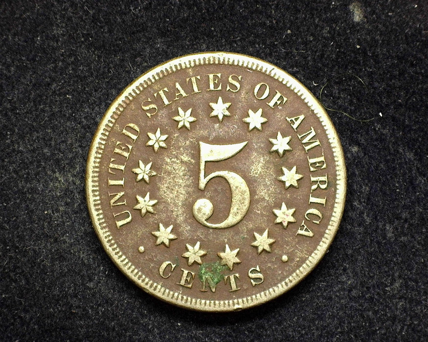 1868 Shield Nickel F - US Coin