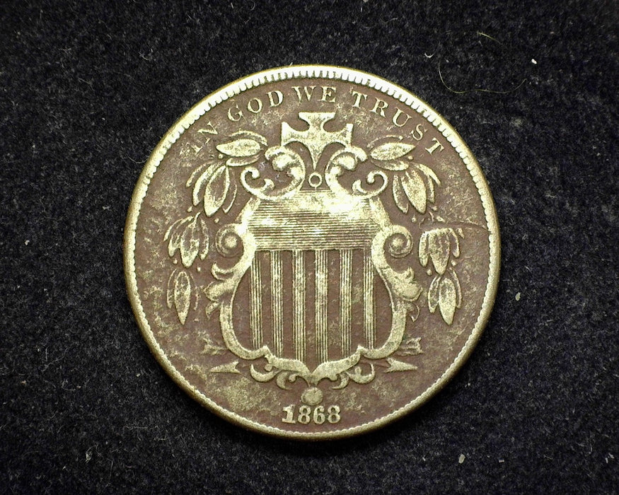 1868 Shield Nickel F - US Coin