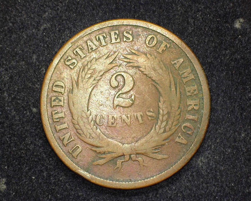 1868 Two Cent Piece G - US Coin