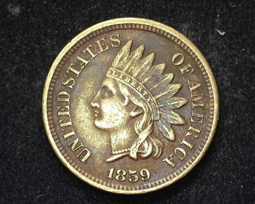 1859 Indian Head Penny/Cent VF - US Coin