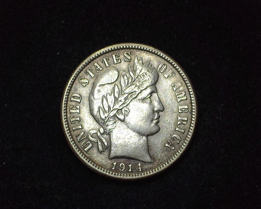 1914 Barber Dime XF - US Coin