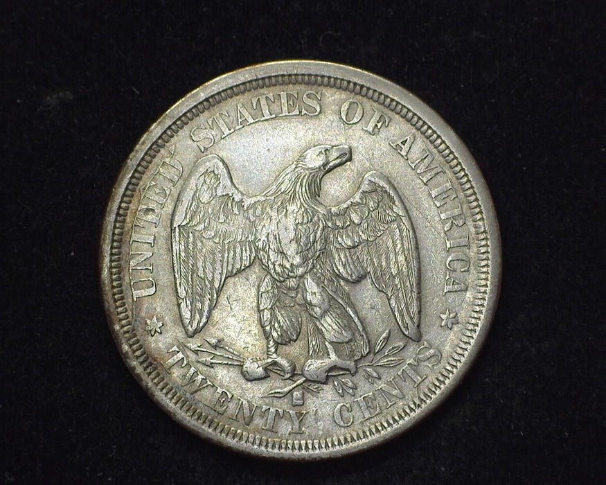 1875 S Liberty Seated Twenty Cents VF - US Coin