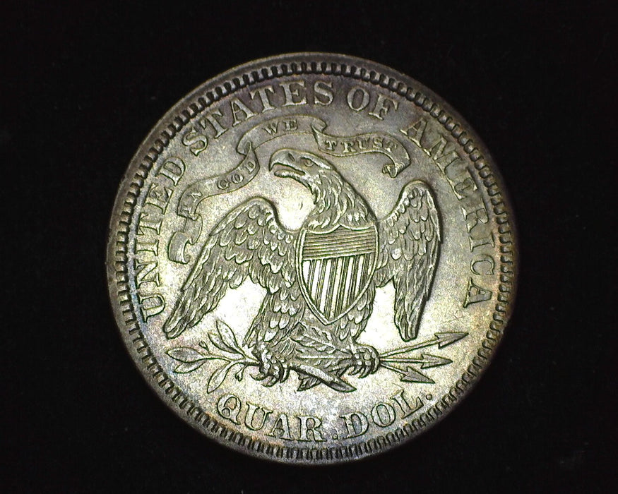 1891 Liberty Seated Quarter AU - US Coin