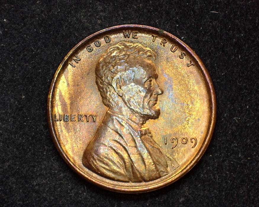 1909 VDB Lincoln Wheat Cent BU Gem! R&B - US Coin