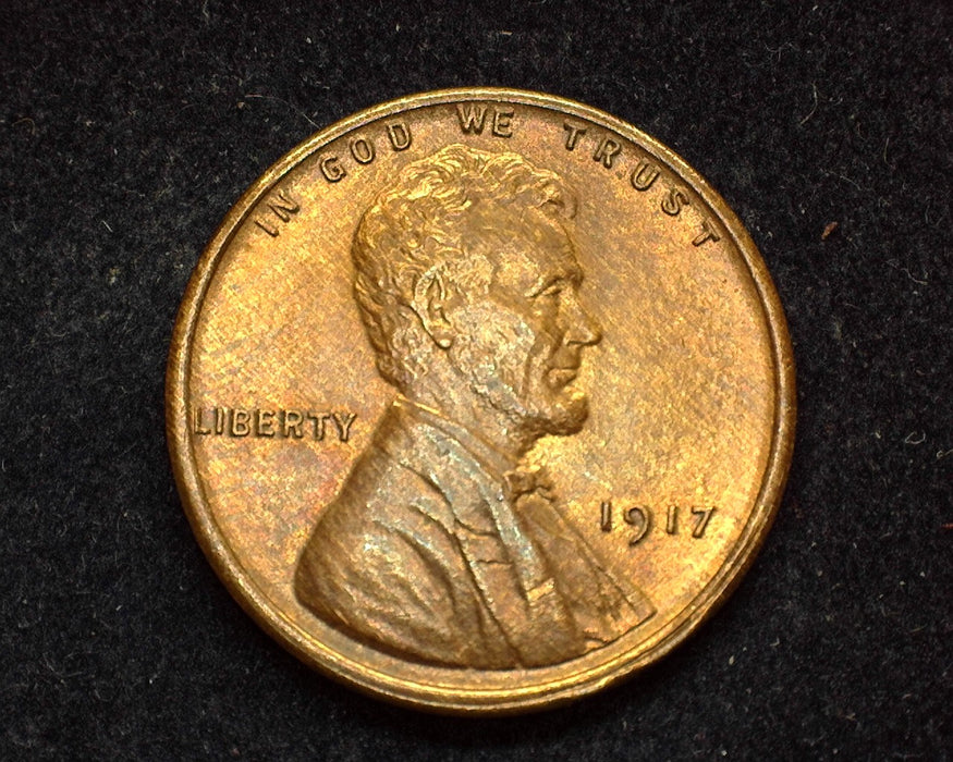 1917 Lincoln Wheat Cent BU R&B - US Coin