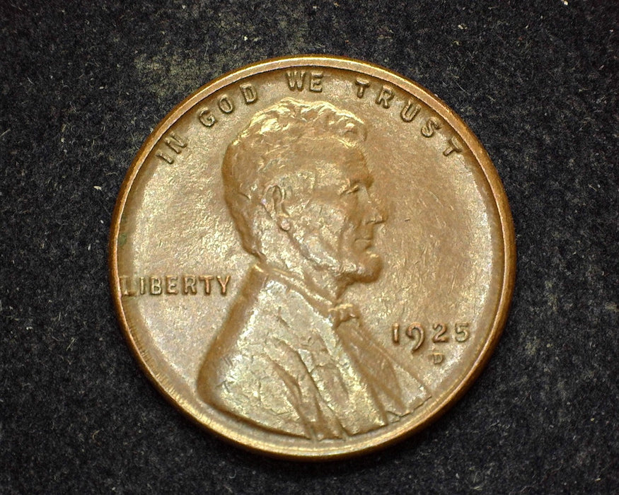 1925 D Lincoln Wheat Cent XF - US Coin