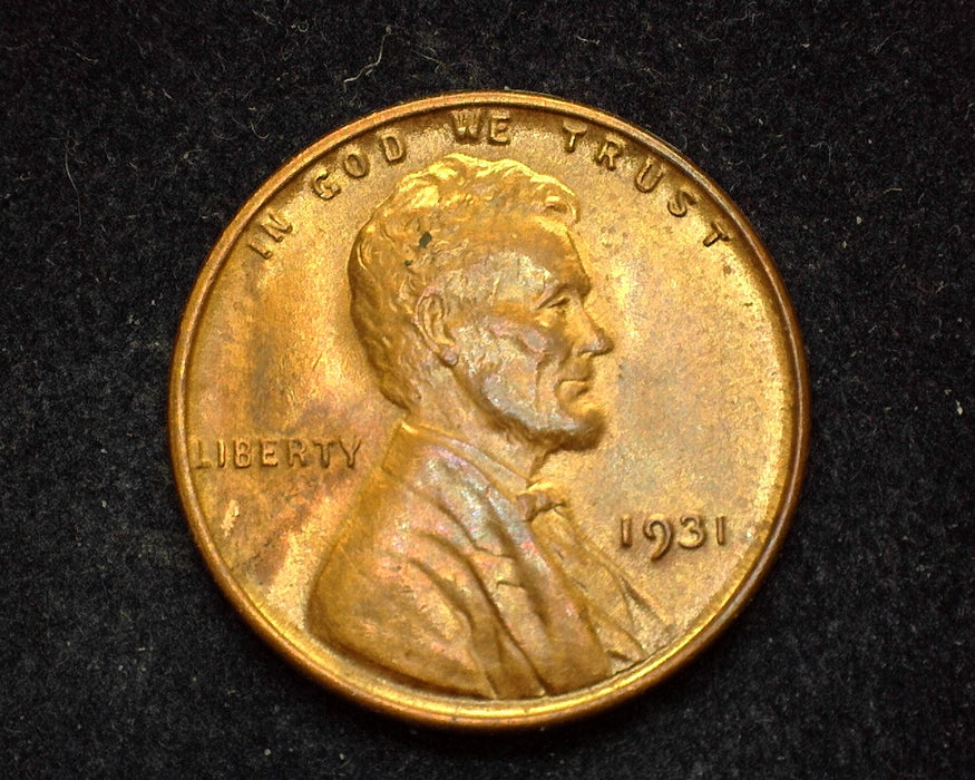 1931 Lincoln Wheat Cent UNC MS60 - US Coin