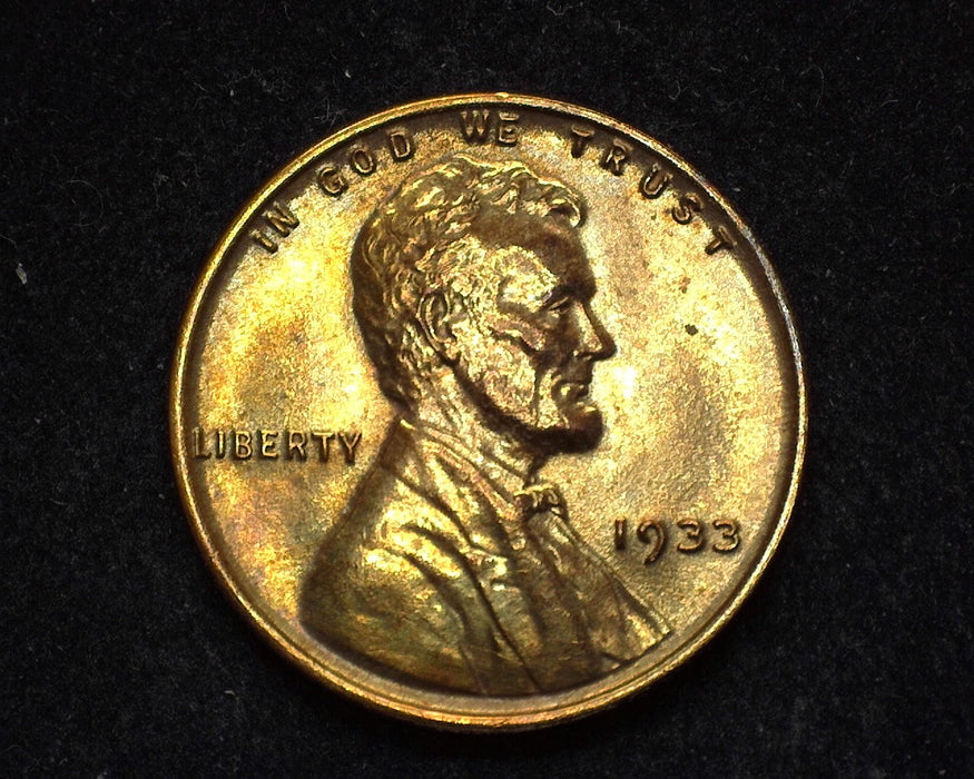 1933 Lincoln Wheat Cent BU - US Coin