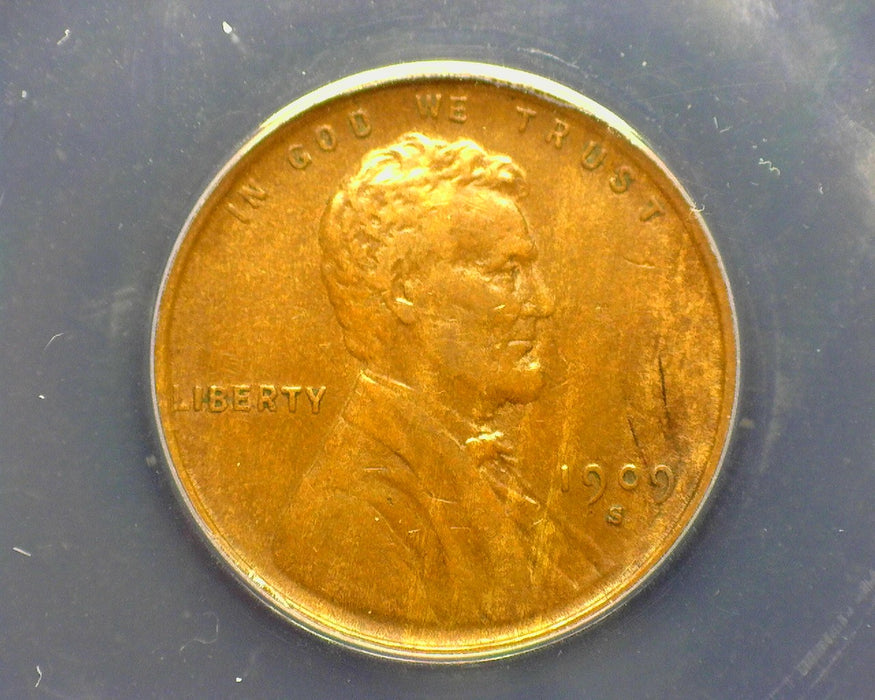 1909 S Lincoln Wheat Cent ANACS EF 40 - US Coin