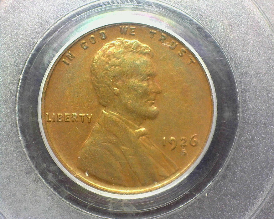 1926 S Lincoln Wheat Cent PCGS AU 53 - US Coin