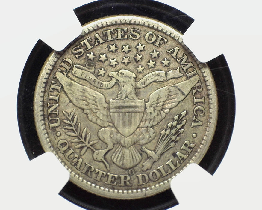 1898 O Barber Quarter NGC VF 20 - US Coin