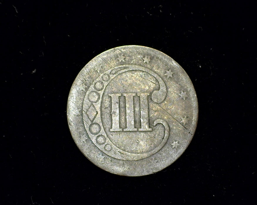 1853 Three Cent Silver G - US Coin