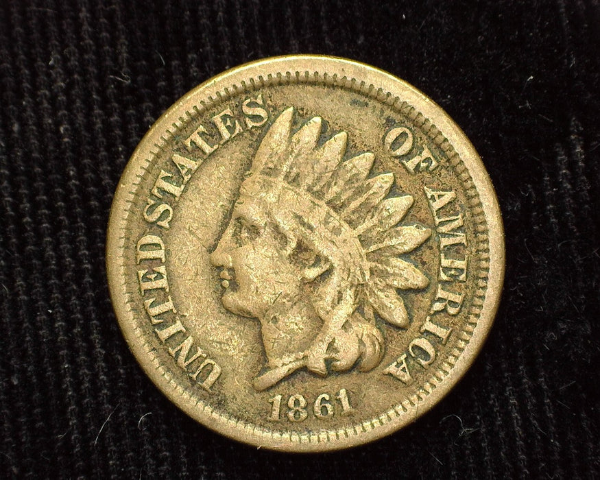 1861 Indian Head Penny/Cent VG - US Coin