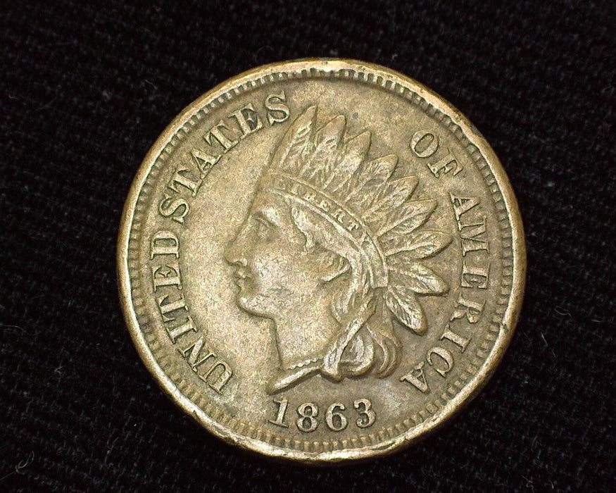 1863 Indian Head Penny/Cent XF MS40 - US Coin