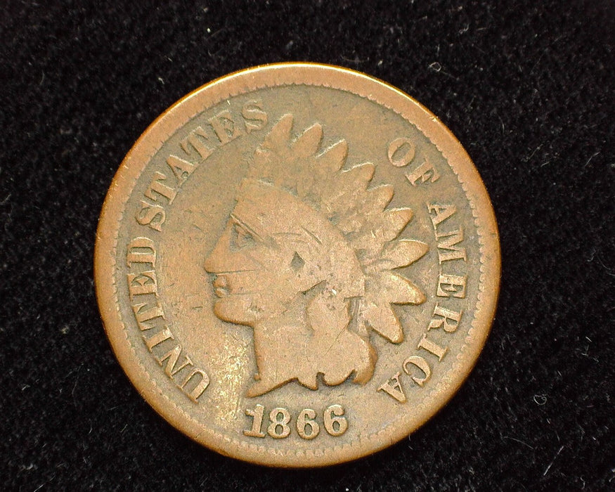 1866 Indian Head Penny/Cent G - US Coin