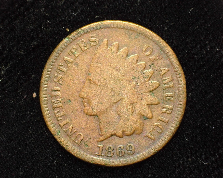 1869 Indian Head Penny/Cent G - US Coin