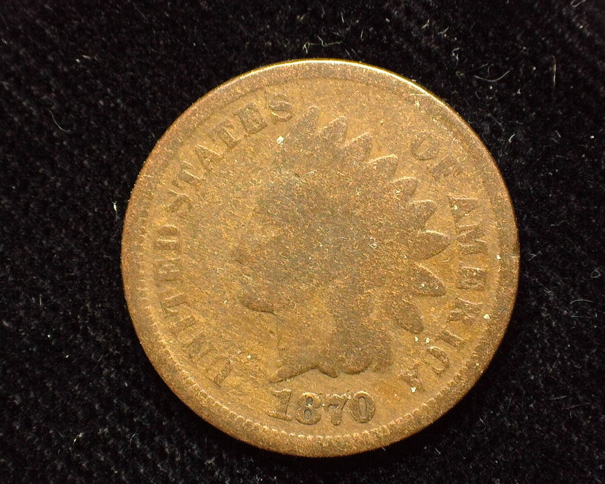 1870 Indian Head Penny/Cent G - US Coin