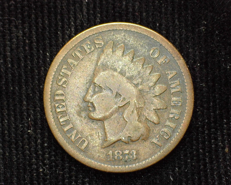 1873 Open Indian Head Penny/Cent G - US Coin