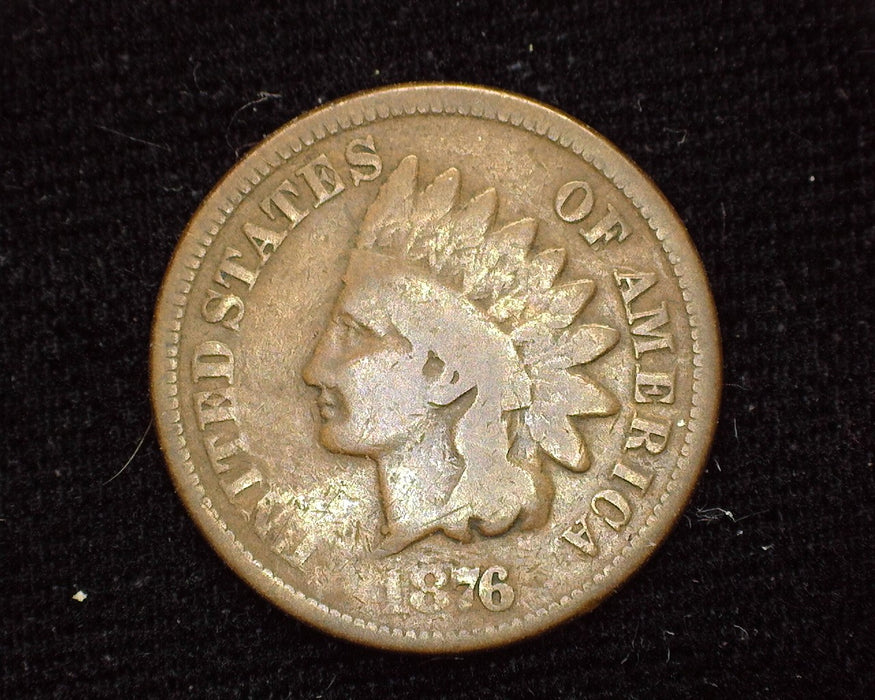 1876 Indian Head Penny/Cent G - US Coin