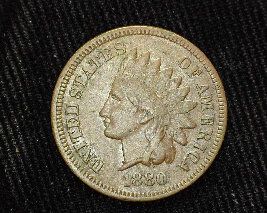 1880 Indian Head Penny/Cent VF - US Coin