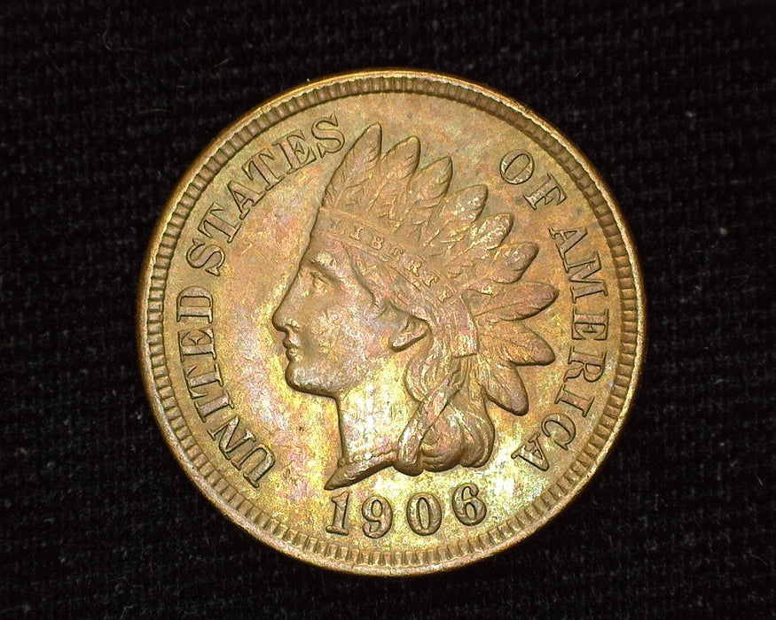 1906 Indian Head Penny/Cent XF - US Coin