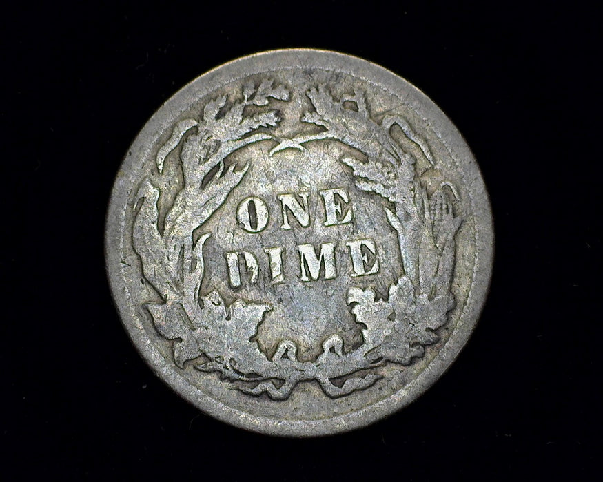 1890 Liberty Seated Dime F - US Coin