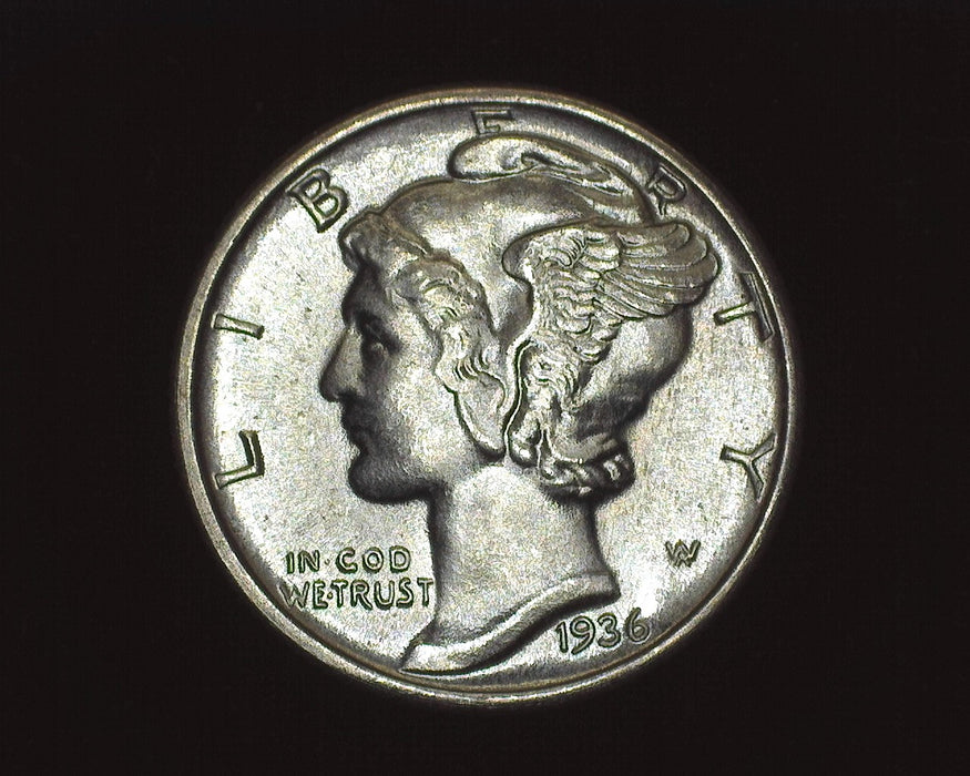 1936 Mercury Dime BU Gem! - US Coin