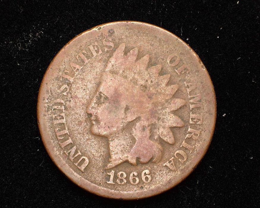 1866 Indian Head Penny/Cent G - US Coin