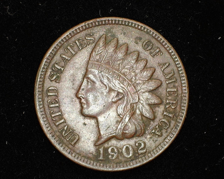 1902 Indian Head Penny/Cent XF - US Coin