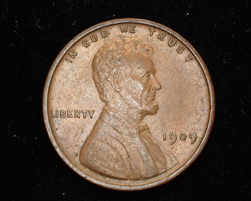 1909 Lincoln Wheat Penny/Cent AU - US Coin