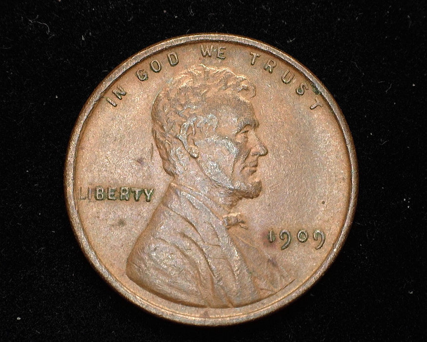 1909 Lincoln Wheat Penny/Cent AU - US Coin