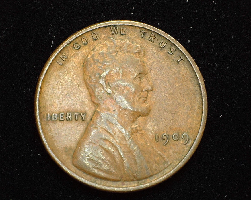 1909 Lincoln Wheat Penny/Cent XF - US Coin