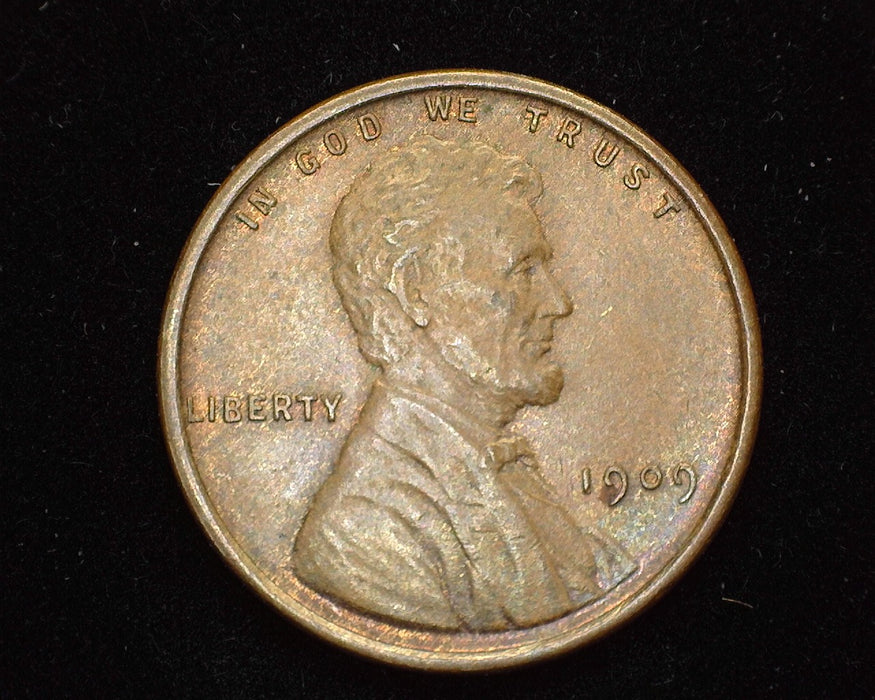 1909 VDB Lincoln Wheat Penny/Cent AU - US Coin