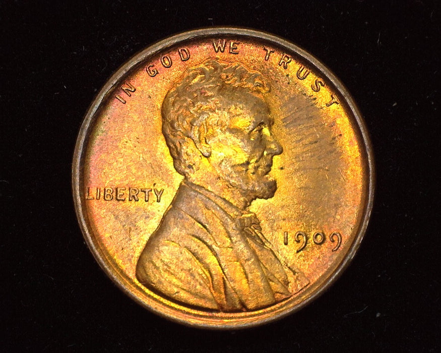 1909 VDB Lincoln Wheat Penny/Cent BU Choice Red - US Coin