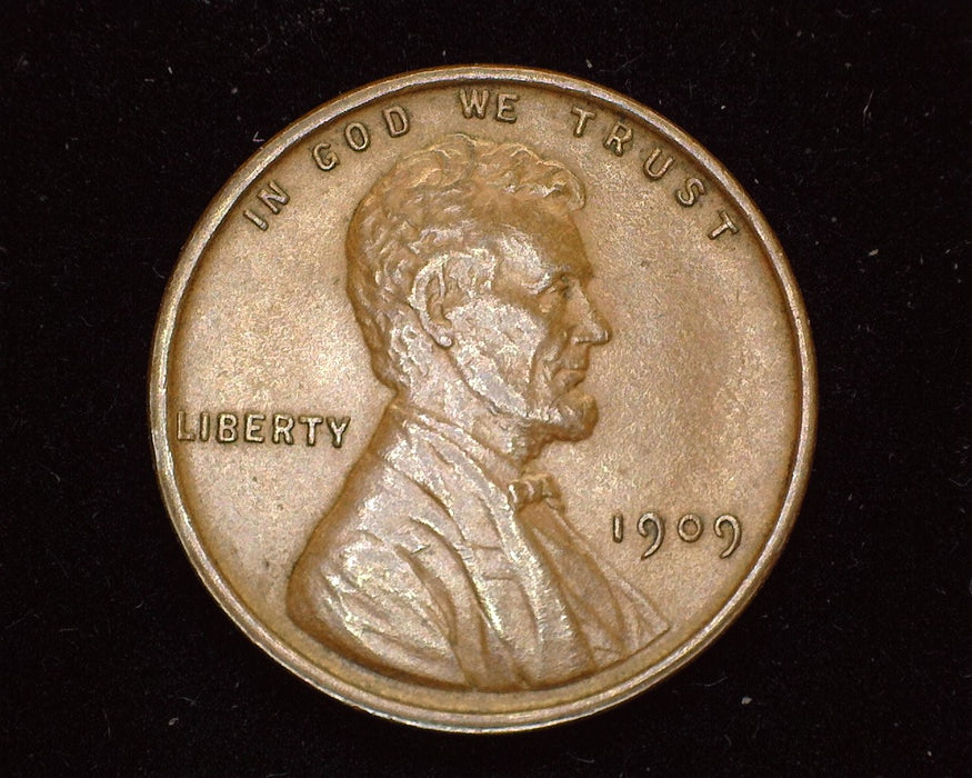 1909 VDB Lincoln Wheat Penny/Cent AU - US Coin