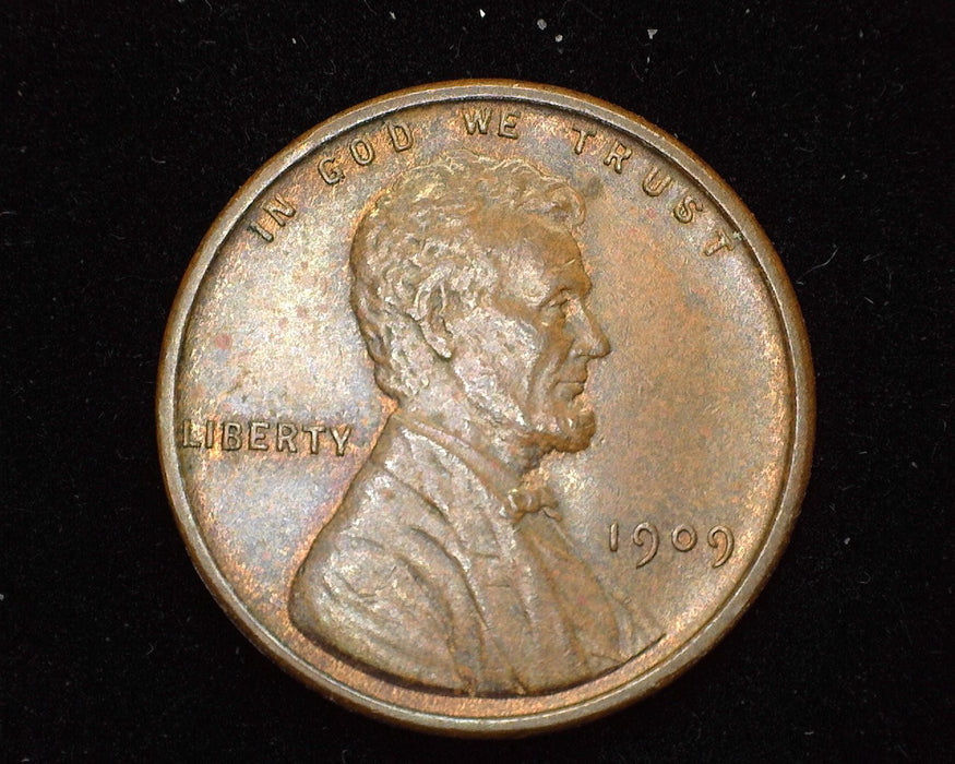 1909 VDB Lincoln Wheat Penny/Cent AU - US Coin