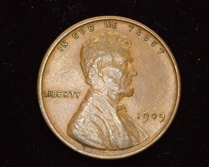 1909 VDB Lincoln Wheat Penny/Cent XF - US Coin