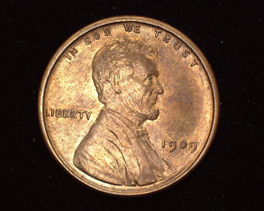 1909 VDB Lincoln Wheat Penny/Cent BU Red - US Coin