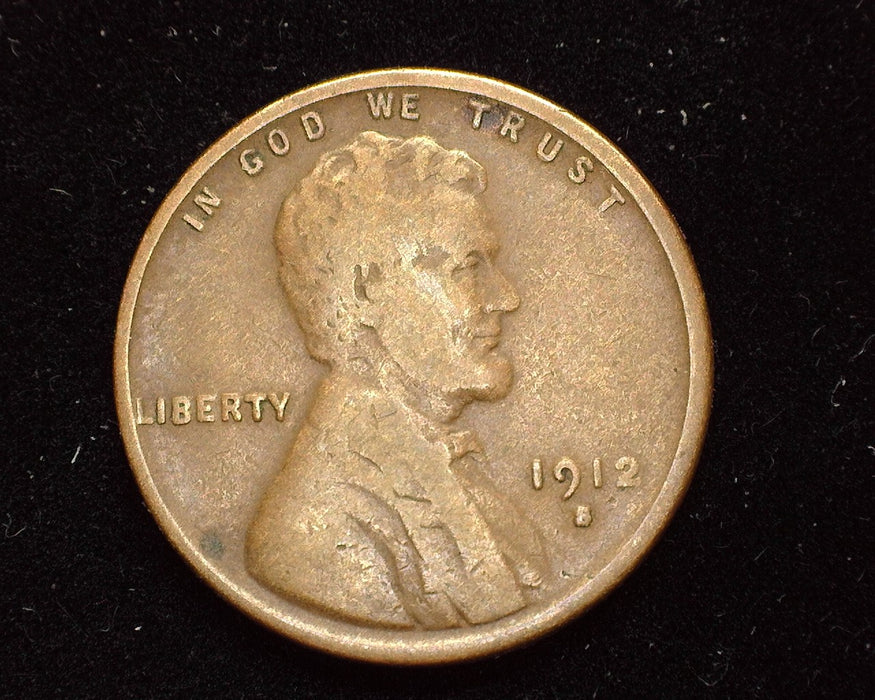 1912 S Lincoln Wheat Penny/Cent G/VG - US Coin