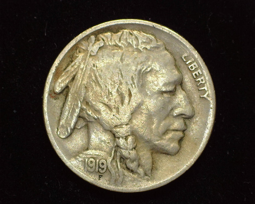 1919 Buffalo Nickel VF - US Coin