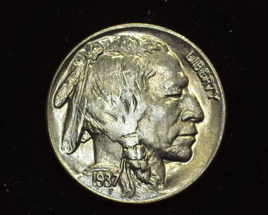 1937 Buffalo Nickel BU Choice - US Coin