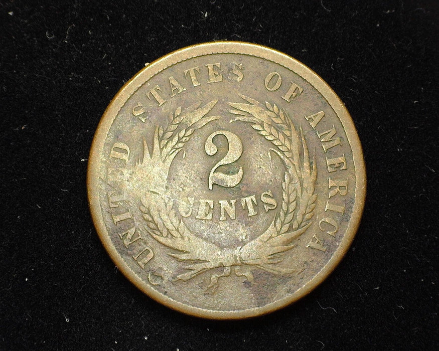 1864 Two Cent Piece G - US Coin