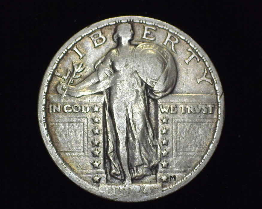 1924 Standing Liberty Quarter F - US Coin