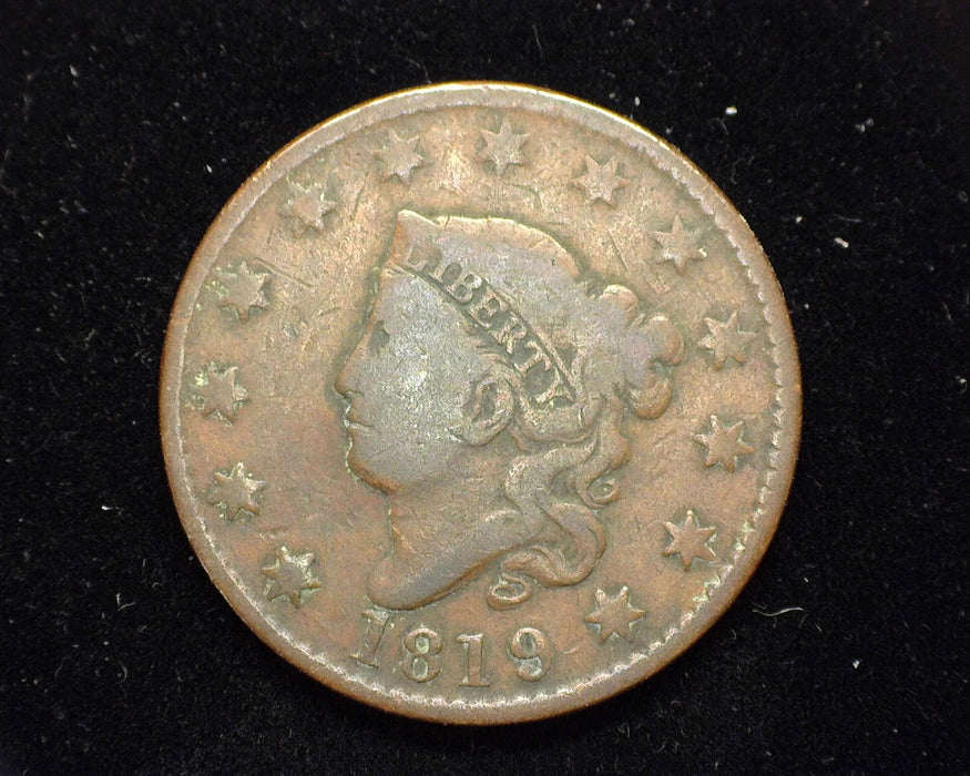 1819 Large Date Large Cent Classic Head VG - US Coin