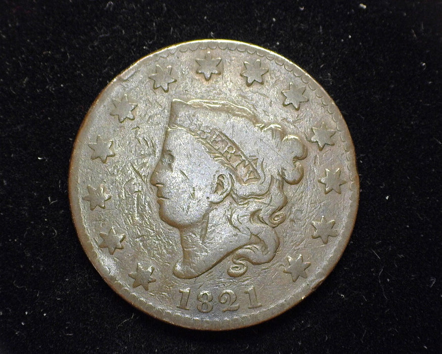 1821 Large Cent Classic Head VG - US Coin