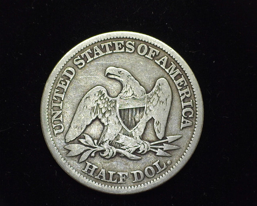 1857 Seated Liberty Half Dollar G+ - US Coin